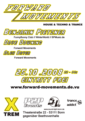 [25.10.2008] Forward Movements@Club Xtrem / Bonn